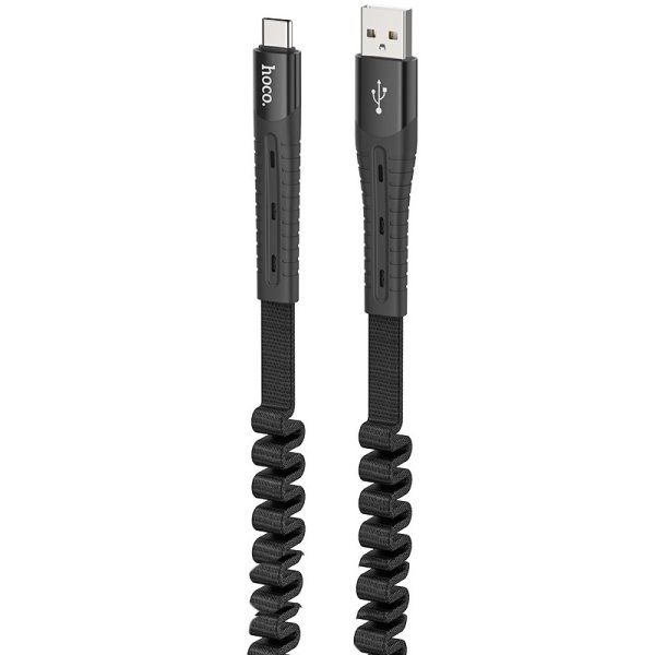 Дата кабель Hoco U78 "Cotton treasure elastic" Type-C