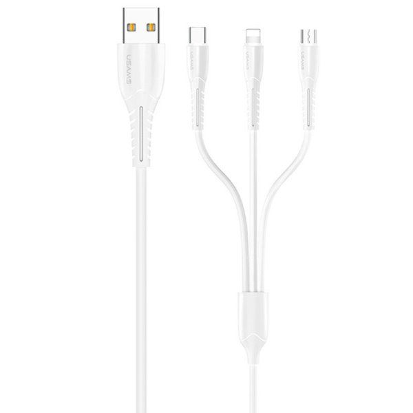 Дата кабель Usams US-SJ364 U35 USB to Lightning 2A (1m)