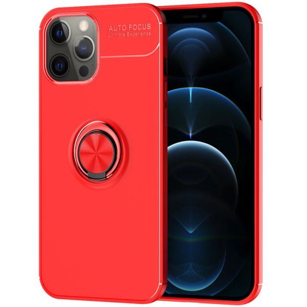 Чехол TPU Deen ColorRing под магнитный держатель (opp) Apple iPhone 12/12 Pro