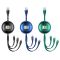 Дата кабель Usams US-SJ508 U69 3IN1 Retractable Cable 1m