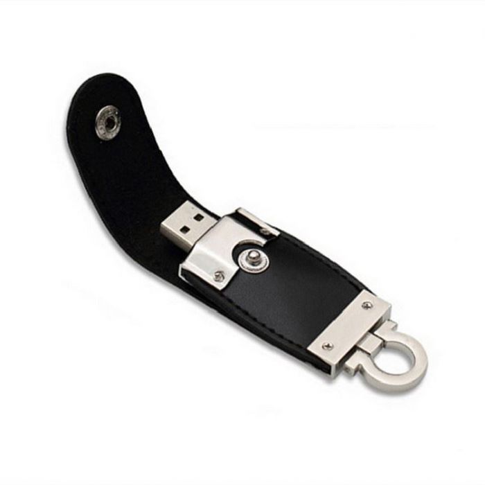 Портативный флеш-накопитель XON FlashDrive X Leather 128GB (USB 3.0) Black