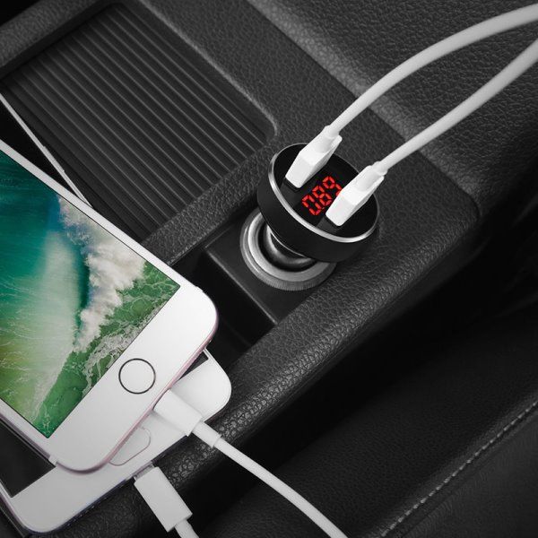 Автомобильное зарядное устройство Hoco Z26 High Praise 2.1A 2USB