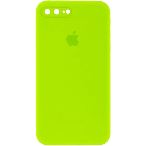Чехол Silicone Case Square Full Camera Protective Apple iPhone 7 plus /8 plus