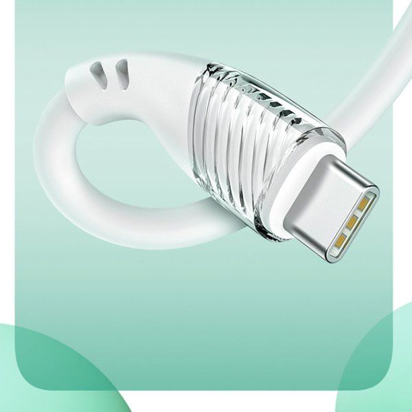 Дата кабель Usams US-SJ494 U65 Liquid Silicone USB to Type-C 3A 1m
