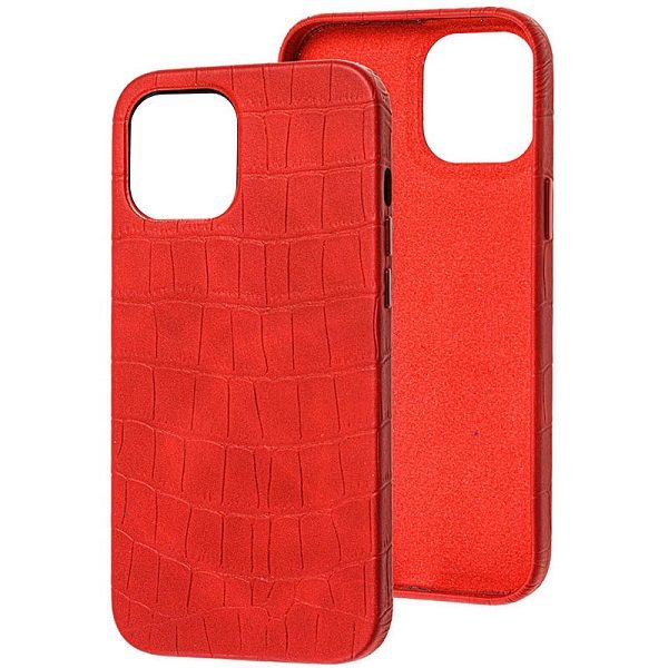 Чехол кожаный Croco Leather Apple iPhone 13