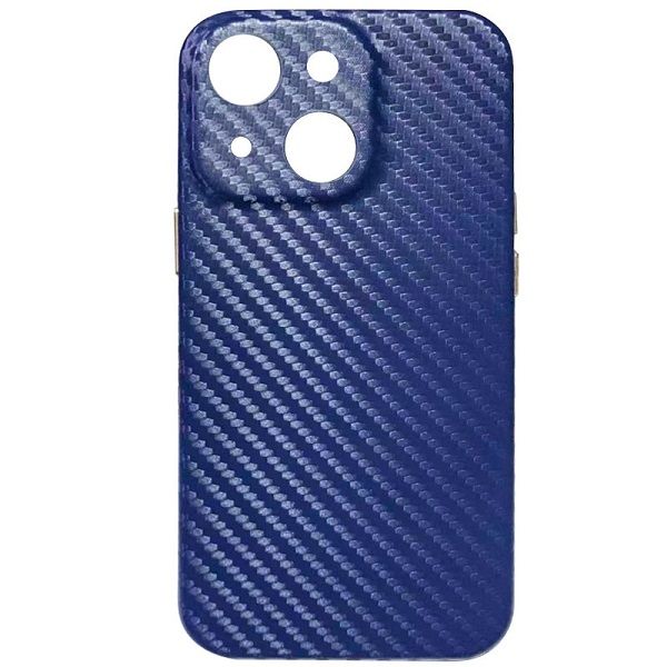 Чехол кожаный Leather Case Carbon series Apple iPhone 13