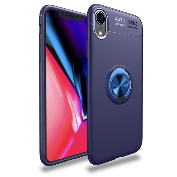 Чехол TPU Deen ColorRing под магнитный держатель (opp) Apple iPhone XR