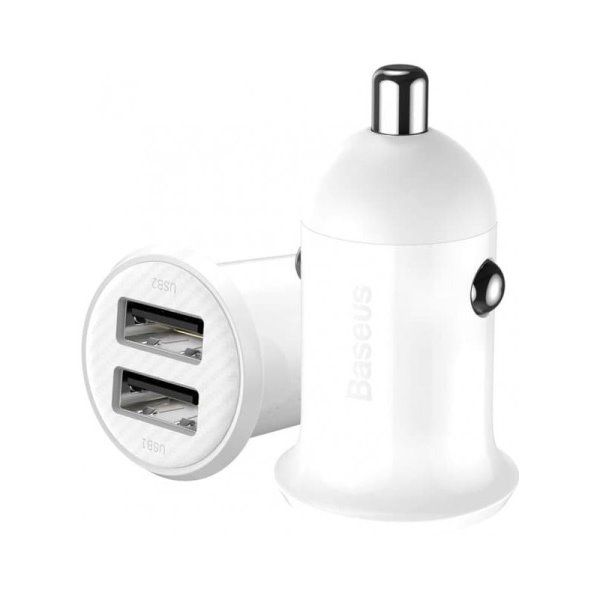 Автомобильное зарядное устройство Baseus Grain Pro (2USB 4.8A) (CCALLP)