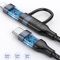 Дата кабель Usams US-SJ403 U31 60W Fast charging Type-C to Type-C / Lightning (1.2m)