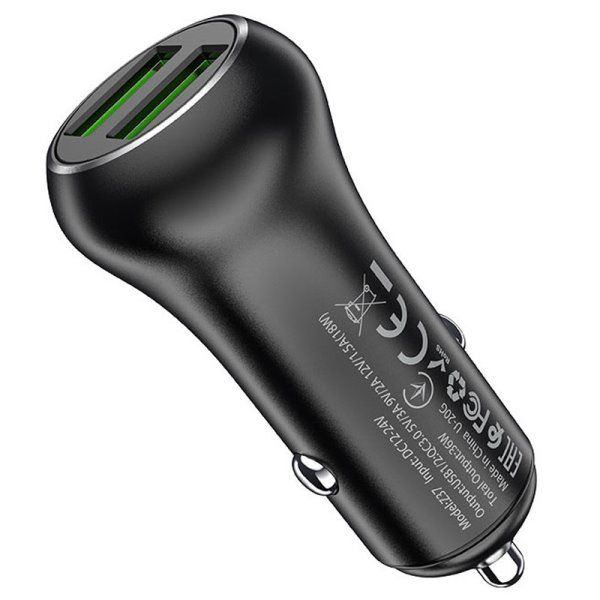 Автомобильное зарядное устройство Hoco Z37 QC3.0 (2USB)