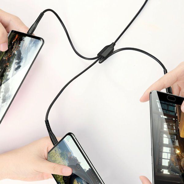 Дата кабель Usams US-SJ367 U35 3in1 USB to Combo 2A (1m)