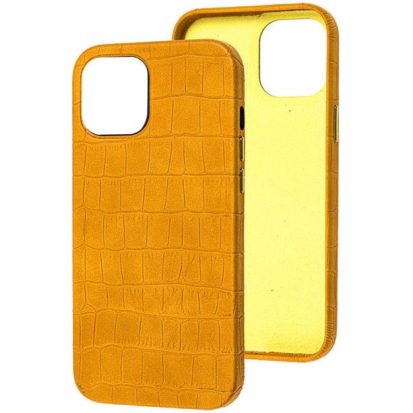 Чехол кожаный Croco Leather Apple iPhone 13