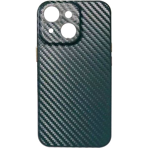 Чехол кожаный Leather Case Carbon series Apple iPhone 13