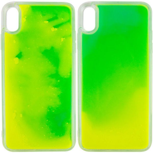 Чехол неоновый Neon Sand glow in the dark Apple iPhone X/XS